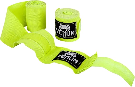 Venum Kontact Boxing Hand Wraps Neon Yellow, 180 in