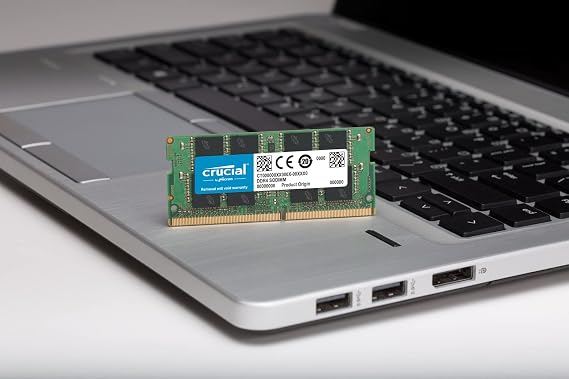 Crucial RAM 32GB Kit (16GBx2) DDR4 3200MHz CL22 (or 2933MHz or 2666MHz) Laptop Memory CT2K16G4SFD832A