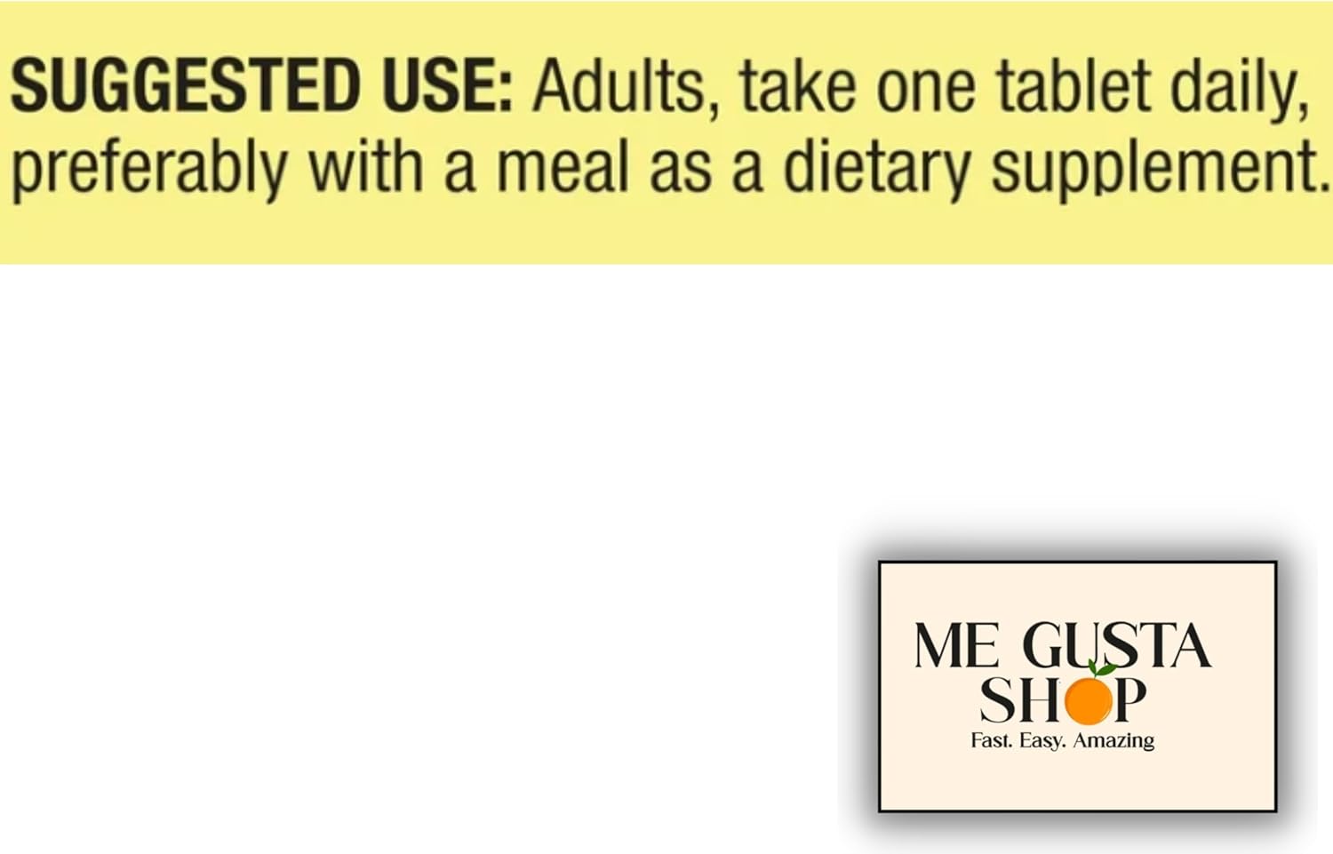 Spring Valley Super Vitamin B-Complex Tablets 250 Count + me Gusta Sticker