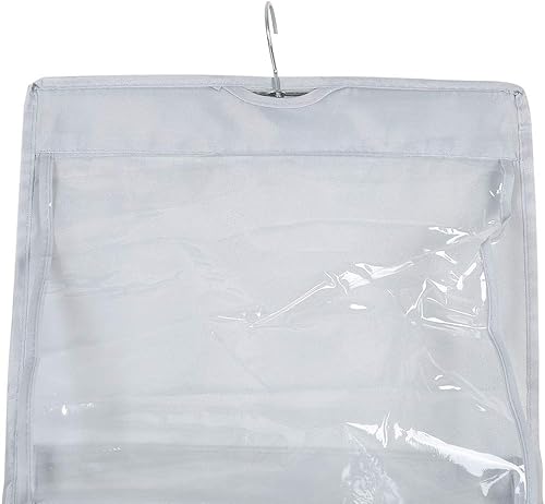 Miniatura 3 de XPSSJMU Organizador de almacenamiento para colgar en la puerta del armario, 10 bolsillos, plegable, para bolso, bolso, organizador colgante de