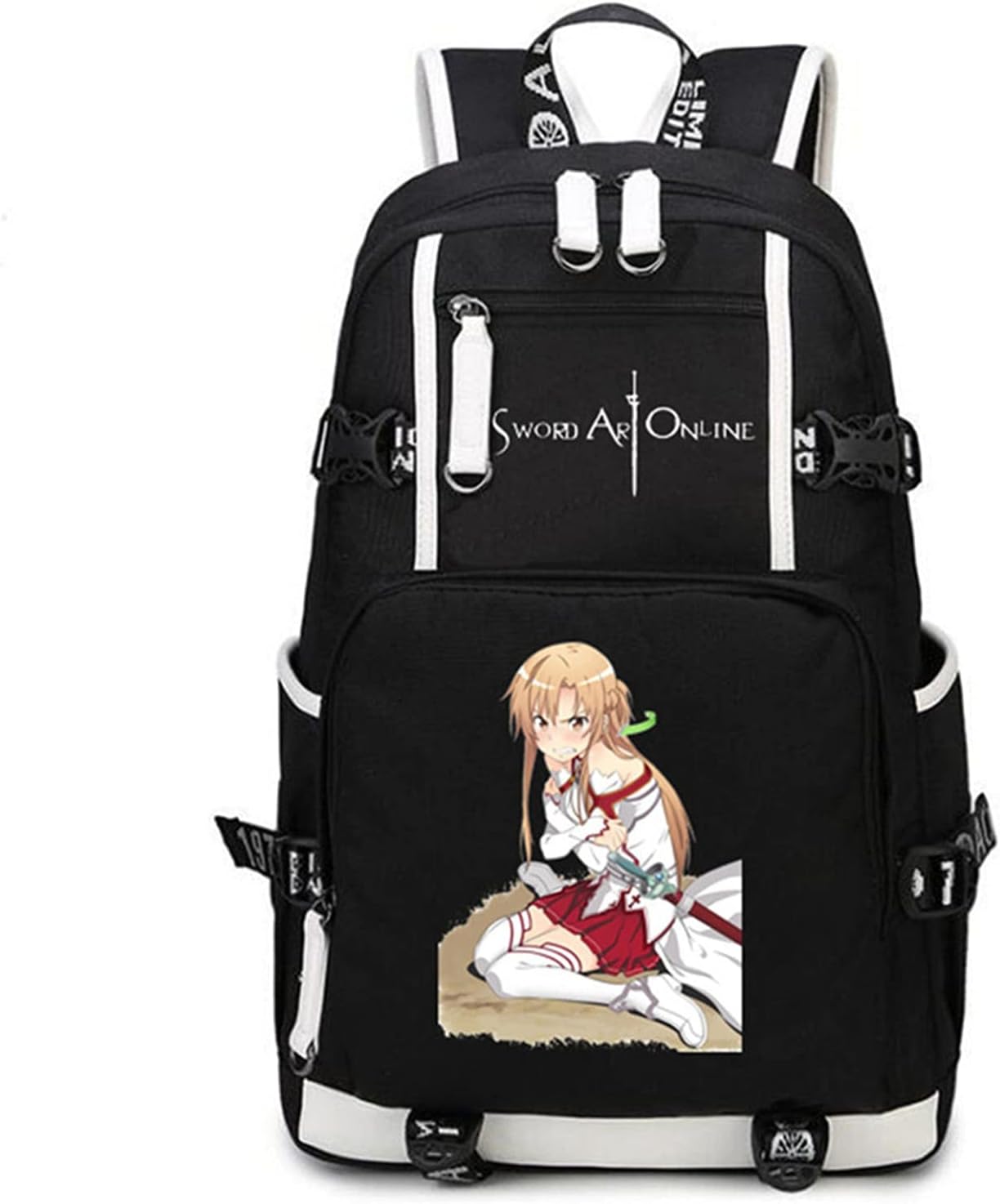 ISaikoy Anime Sword Art Online Cosplay Backpack Bookbag Daypack School Bag Shoulder Bag