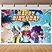 Akedo Ultimate Party Banner, Arcade Warriors Backdrop 7x5 Akedo Background Akedo Themed Backdrops for Party Supplies Akedo Background Birthday