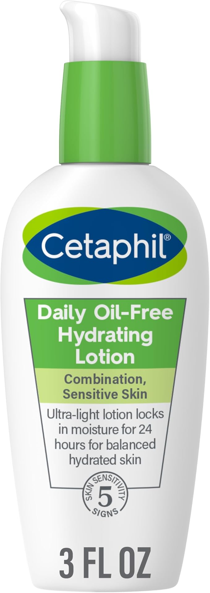 CETAPHIL Daily Hydrating Lotion for Face, With Hyaluronic Acid, 3 fl oz