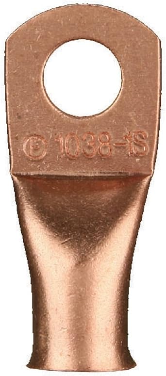Install Bay Copper Ring Terminal 2 Gauge 1/4 Inch 10 Pack - CUR214