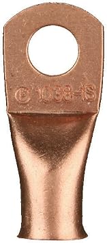 Install Bay Copper Ring Terminal 6 Gauge 3/8 Inch 25 Pack - CUR638