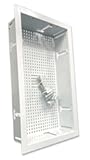 White Box In-Wall Retrofit Media Enclosure for Samsung The Frame TVs, One Connect Box & Streaming Devices – Steel Flush Mount Cable Management