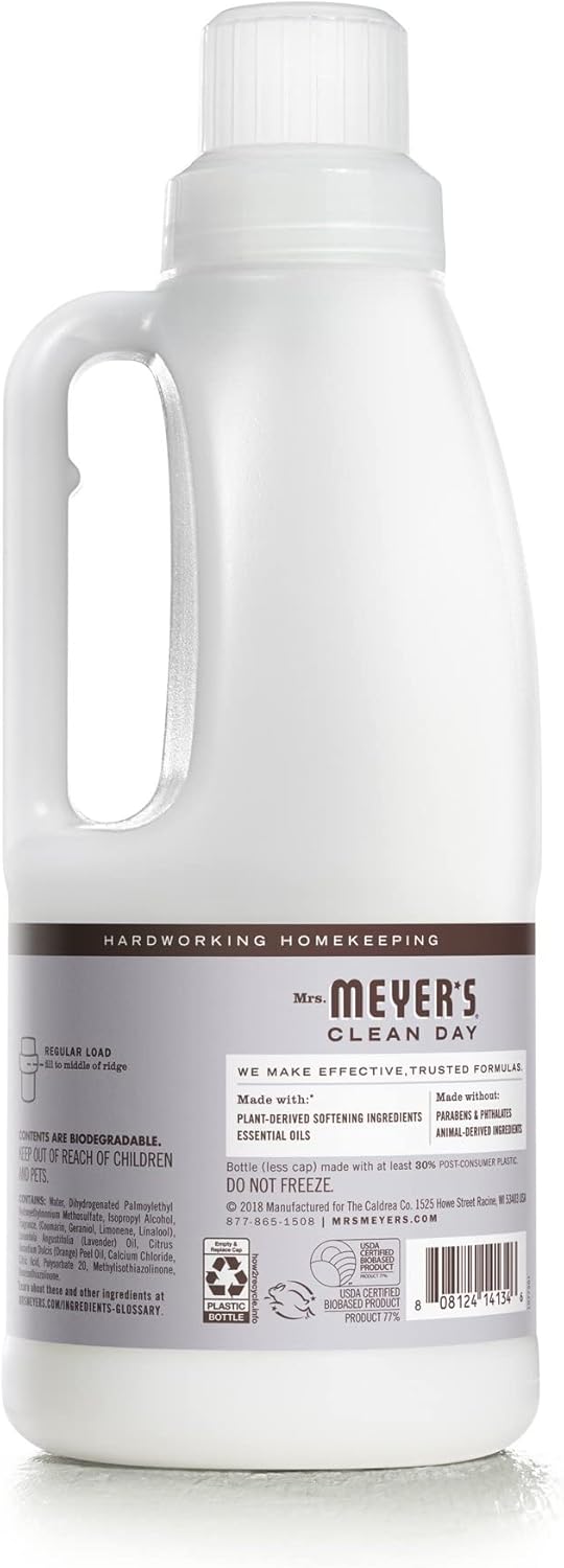 Mrs. Meyer's Lavender Fabric Softener 32 oz. (Pack of 6)
