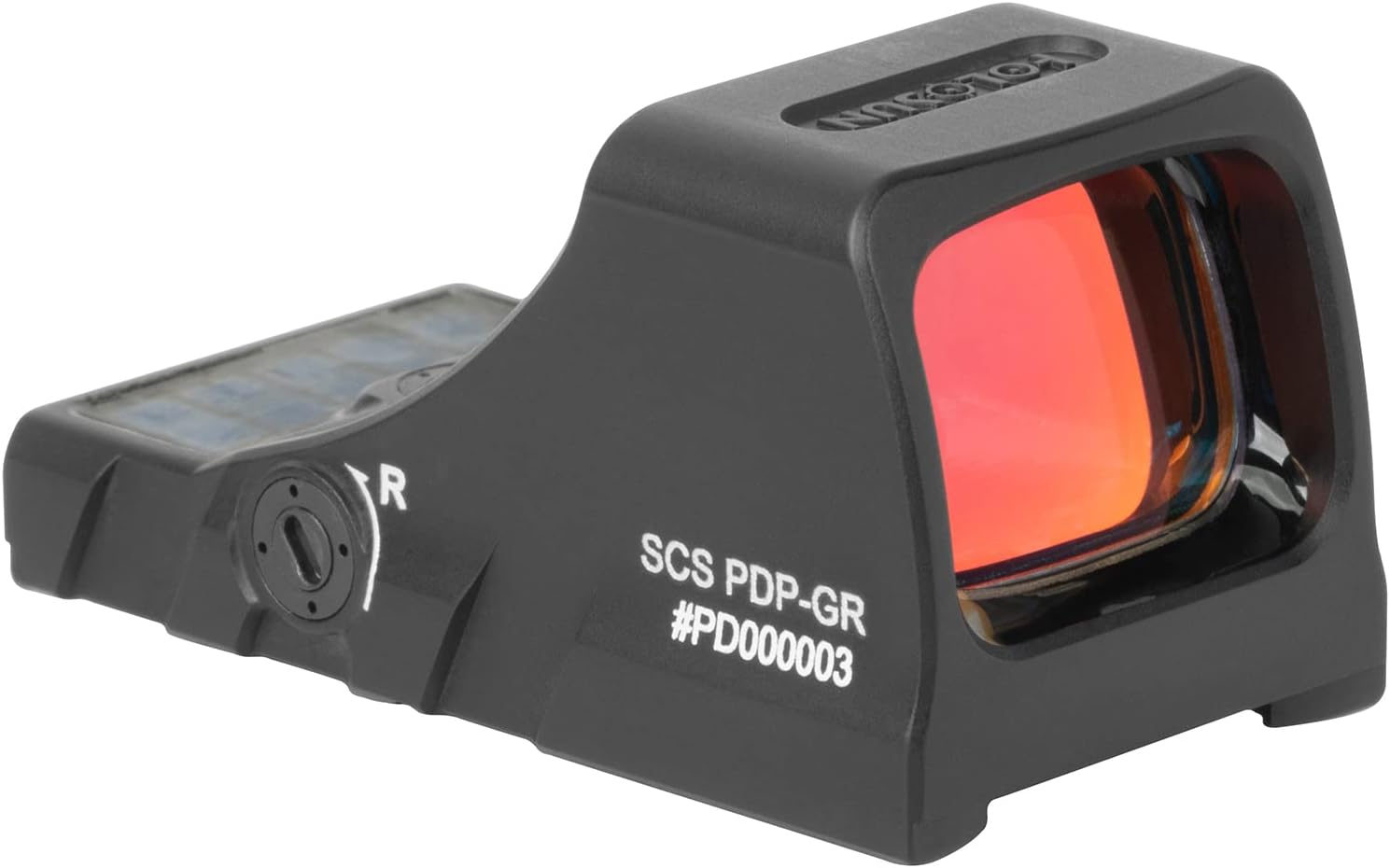 HOLOSUN SCS PDP Green Multi-Reticle 2 MOA Dot & 32 MOA Circle Reflex Pistol Sight Compatible with Walther PDP 2.0 Optics Ready Handguns - Solar Charging Sight with Multilayer Reflective Glass