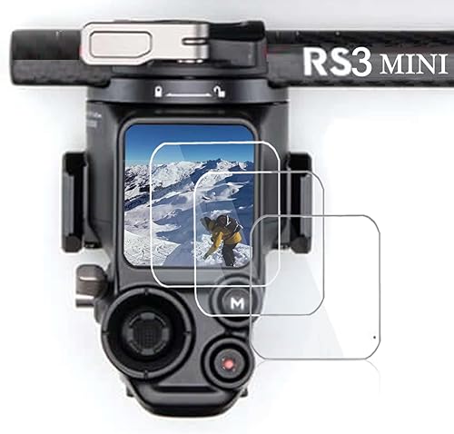 Protector de pantalla para DJI RS 3 Mini Ronin-S3 Mini RS3 Mini (solamente), vidrio templado antiarañazos Clera película protectora dura (paquete de