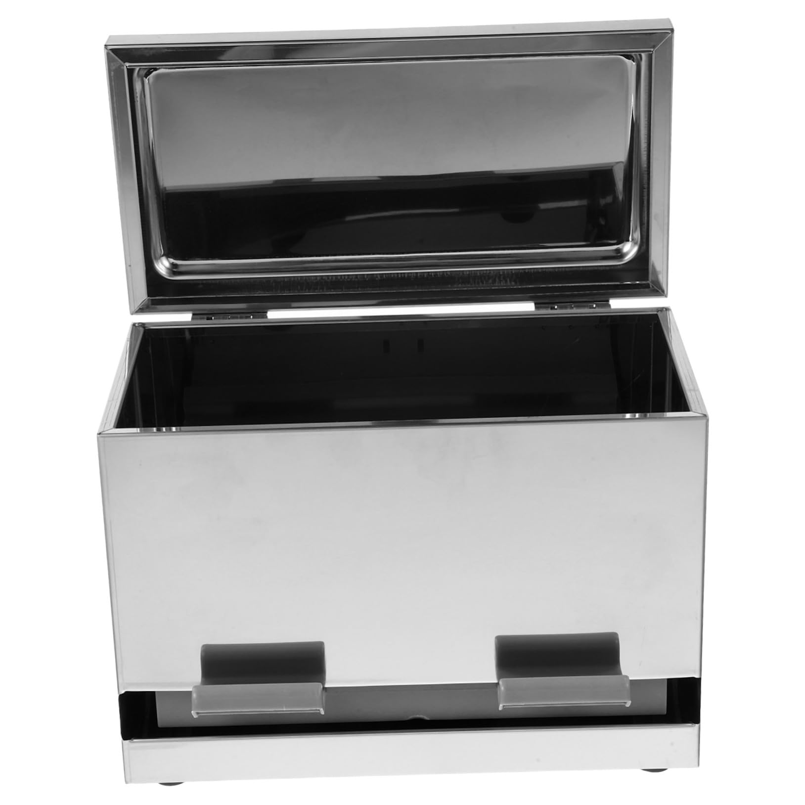 BEBEMOKO Multi-functional Straw and Chopstick Storage Box Commercial Grade Large Capacity Stainless Steel Straw Dispenser