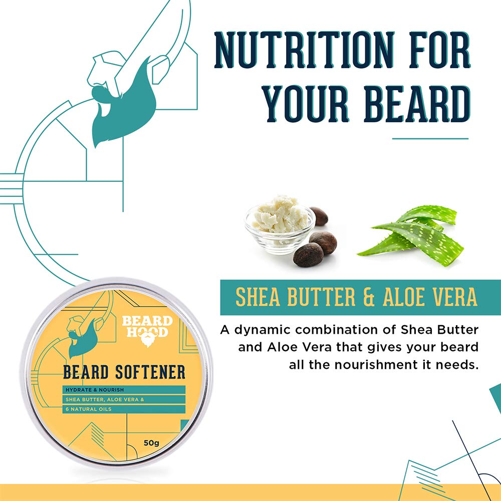 Beardhood Earthy Tones Beard Oil 30ml & Beard Softener 50g