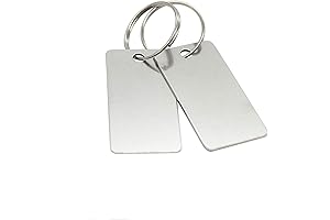 StayMax Rectangle Metal Gift Tags