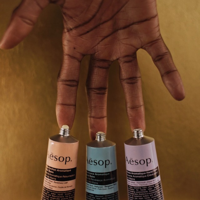 Amazon.com : Aesop Helping Hands Trio Hand Balm Gift Set - Travel