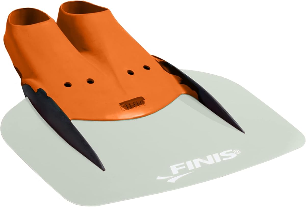 FINIS Shooter Monoaleta de fibra de vidrio para adultos - Desarrolla fuerza central y velocidad de patada de delfín - Aleta de entrenamiento de natación