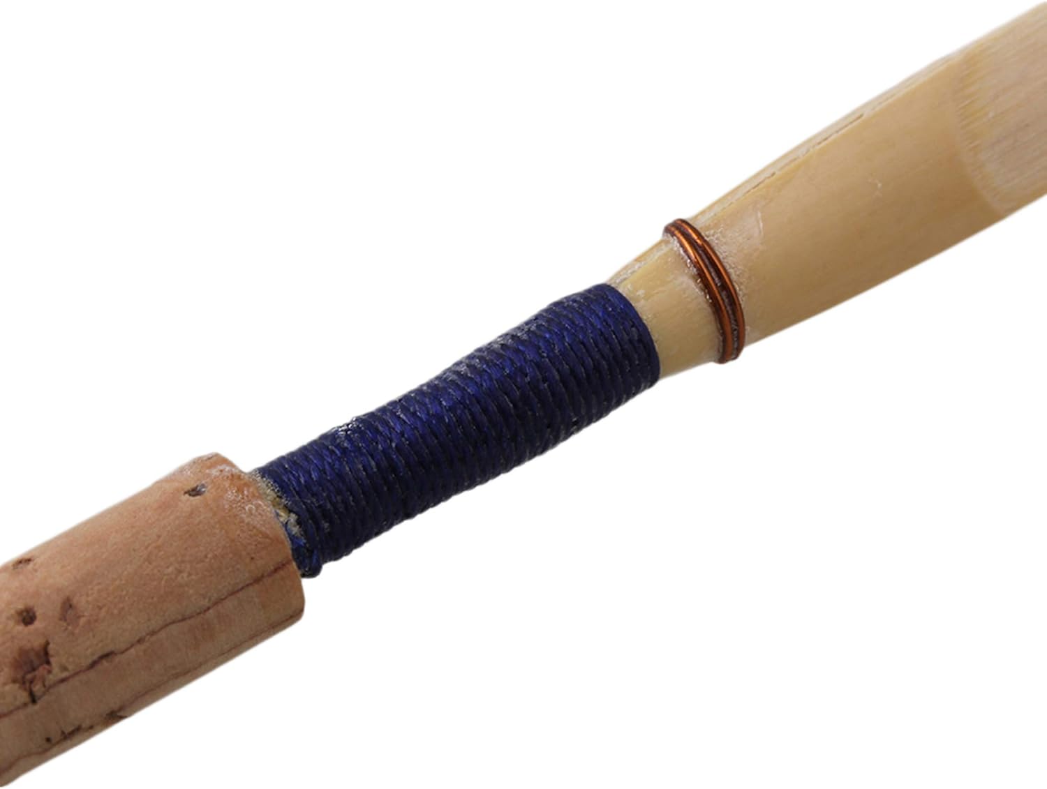 BQLZR Oboe Reeds Cork Reed Strength Medium 2.5 Handmade Oboe Reed with Plastic Case Tube for Beginners Oboe Accessories Pack of 5