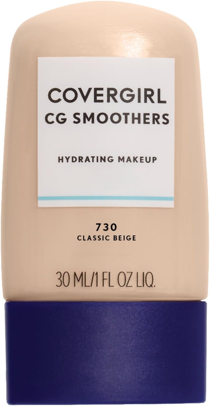 COVERGIRL Smoothers Hydrating Makeup Classic Beige, 1 oz (packaging may vary)