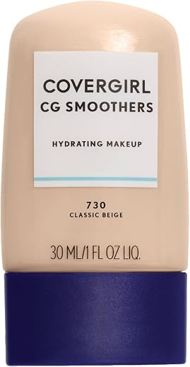 COVERGIRL Smoothers Hydrating Makeup Classic Beige, 1 oz