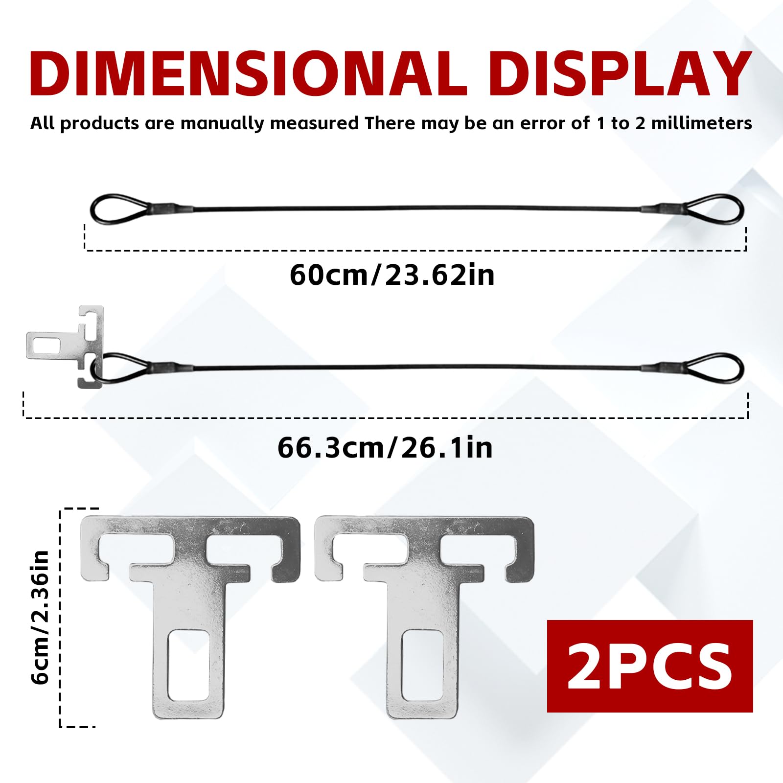 Accesorios Antirrobo Para Autocaravanas,2 Piezas 60 cm Antirrobo Coche,Autocaravanas Y Coches,Bloqueo Volante Para Furgonetas,Ajuste Universal,Accesorios Para Caravanas De Camping