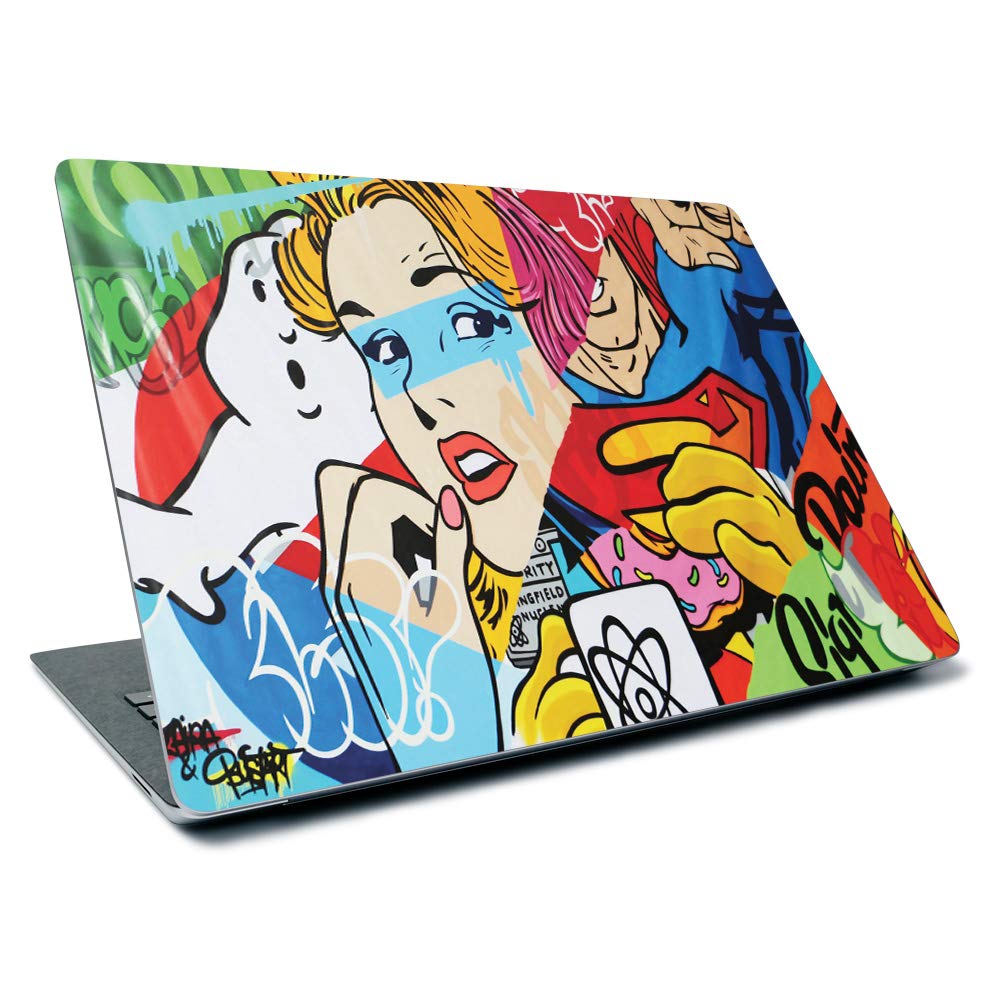 MightySkins Vinyl Decal For Microsoft Surface Laptop 3 13.5" – Wolf Dreams Design, Protective Skin Wrap