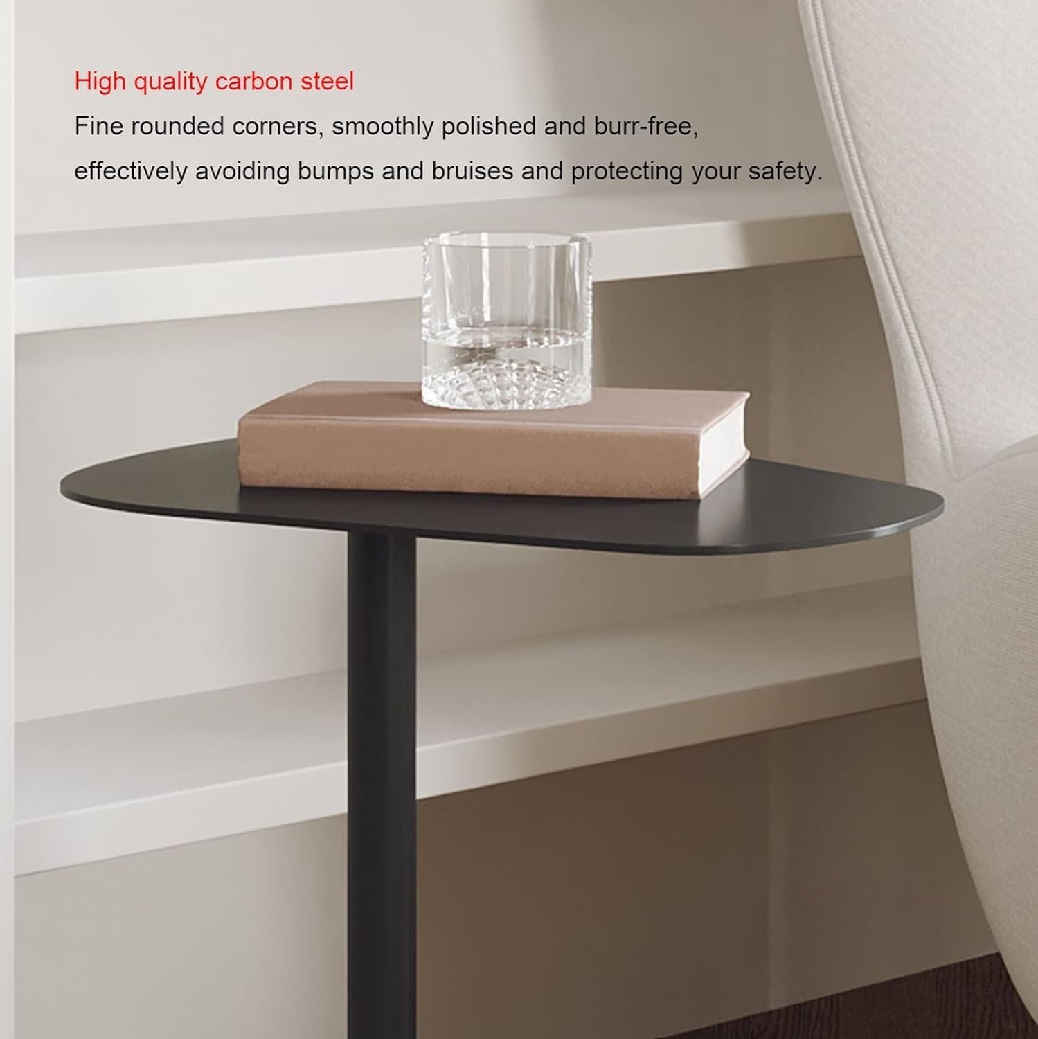 Aimery Office End Table Tables Iron Side Table for Living Room,Movable Bedroom Bedside Table,Sofa Side Computer Table/Leisure Table/Coffee Table (Color : C)
