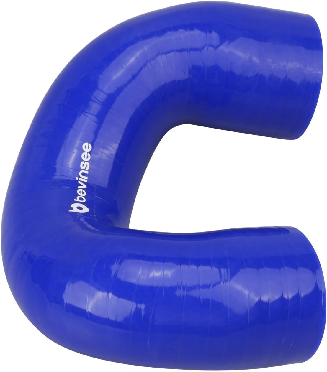 Bevinsee Silicone Engine Cooling Hose Compatible with E60 E70 E82 E83 E85 E86 E88 E89 E90 E91 E93 X3 X5 323i 325i 328i 330i 525i 530i N52 N52N, Replacement for 11537521049, 11 53 7 521 049, Blue