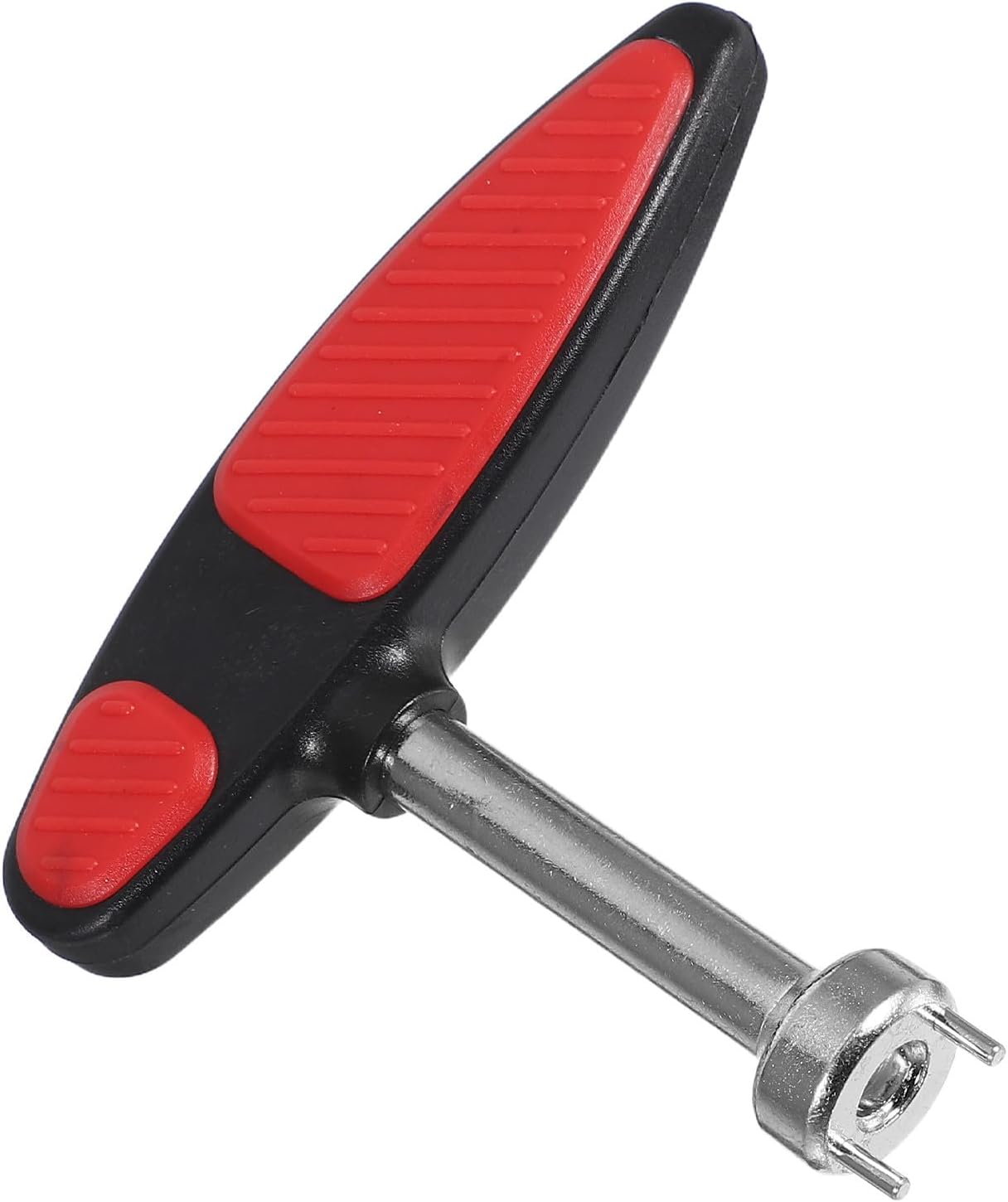Golf Shoe Spike Removal Wrench Adjustable Universal Golf Cleat Wrench Nail Lifter Tool for Accessories Black and Red