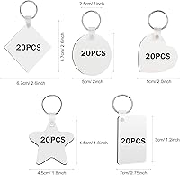 Vista 3 de Llaveros en blanco de sublimación, 5