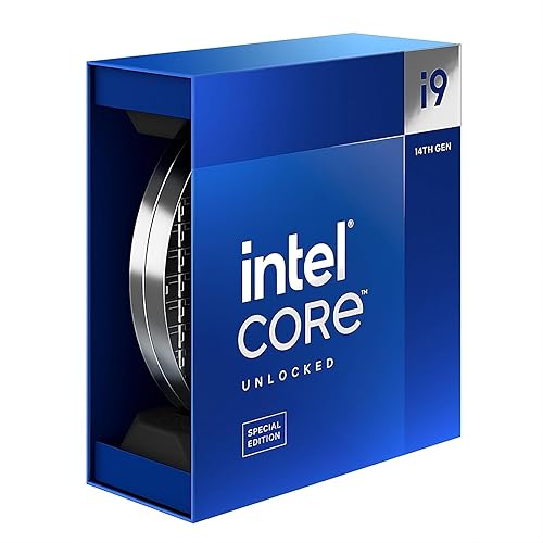 Intel® Core™ i9-14900KS, processeur pour PC de Bureau, 24 cœurs (8 P-Cores + 16 E-Cores) 36 Mo de Cache, jusqu'à 6,2 GHz - i9-14900KS