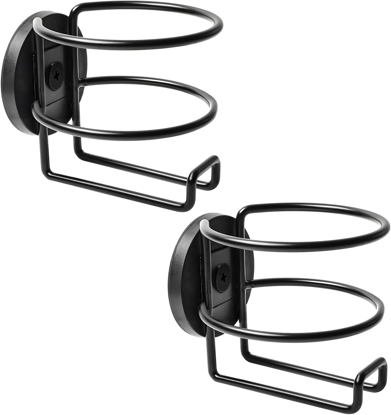 DXNQ Magnetic Cup Holder, Portable SUS 304 Stainless Steel Cup Caddy, Magnetic Cup Drink Holder for Bus Tractor Truck Mower Refrigerator Treadmill, Side Mounted Cup Holder on Metal Surface