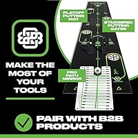 Vista 6 de Aumenta tu precisión de puesto: Back 2 BASICS - Juego de 4 puertas escalonadas con práctica bolsa de transporte - Esencial de entrenamiento de golf