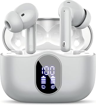 Btootos Hi-Fi Deep Bass Ear Buds in-Ear Headphones, Graphite Gray