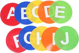 Milisten 9pcs Soccer Training Equipment Kit Football Skills Mat Rugby Plate Soccer Party Supplies Basketball Practice Equipment Football Agility Training Logo Discs