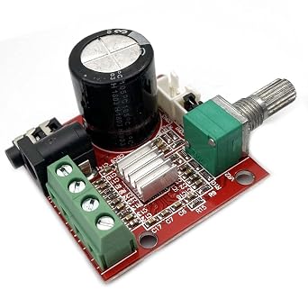 Kiro&Seeu PAM8610 Dual Channel DC 12V Pure Digital Audio Stereo Amplifier AMP PCB Board Class D 10W x 2 High Power Amplifier Module