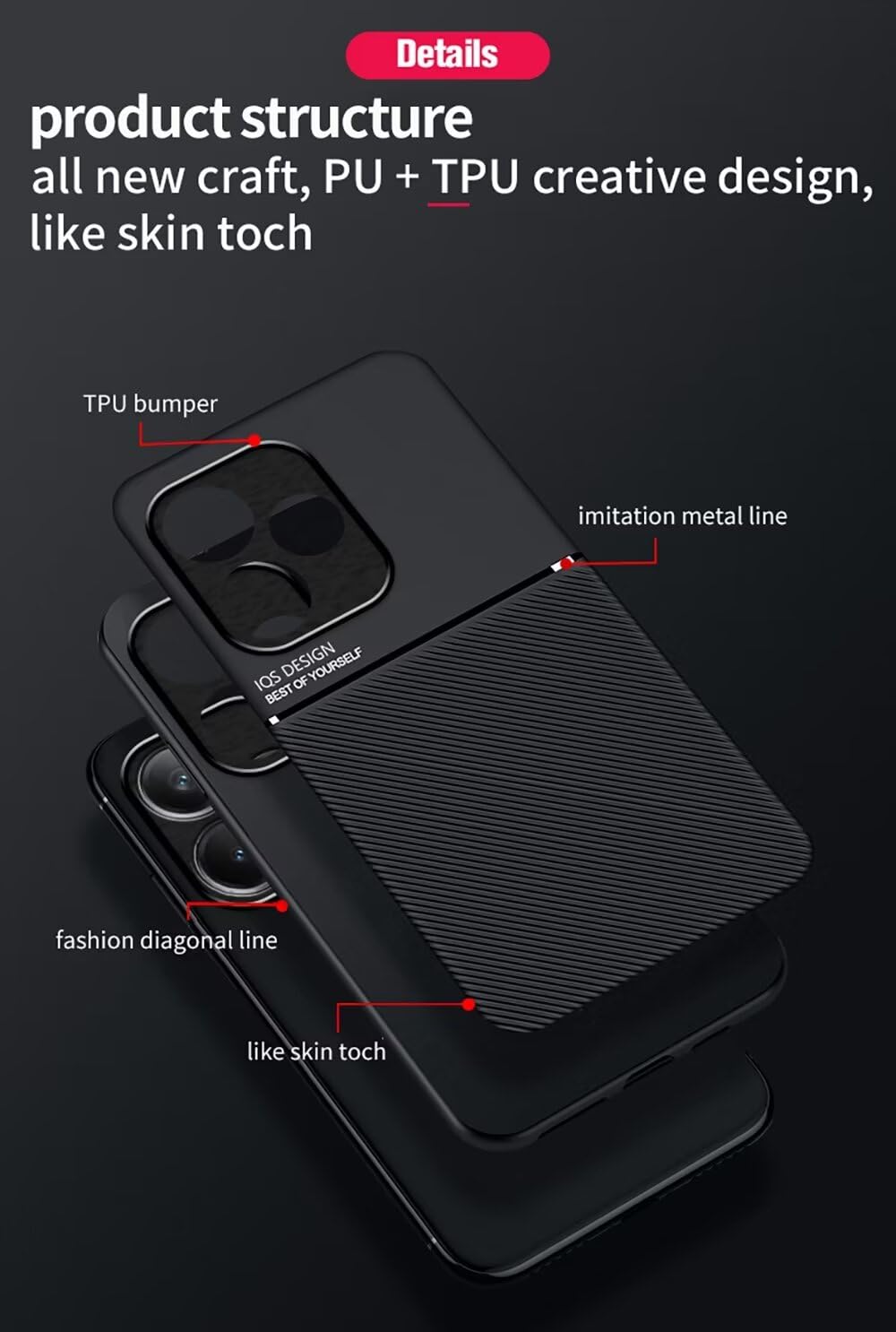 Ultracienkie silikonowe etui z TPU do Realme GT 6 / Realme GT 6T, tekstura skóry jest antypoślizgowa i odporna na wstrząsy obudowa na telefon - zielone