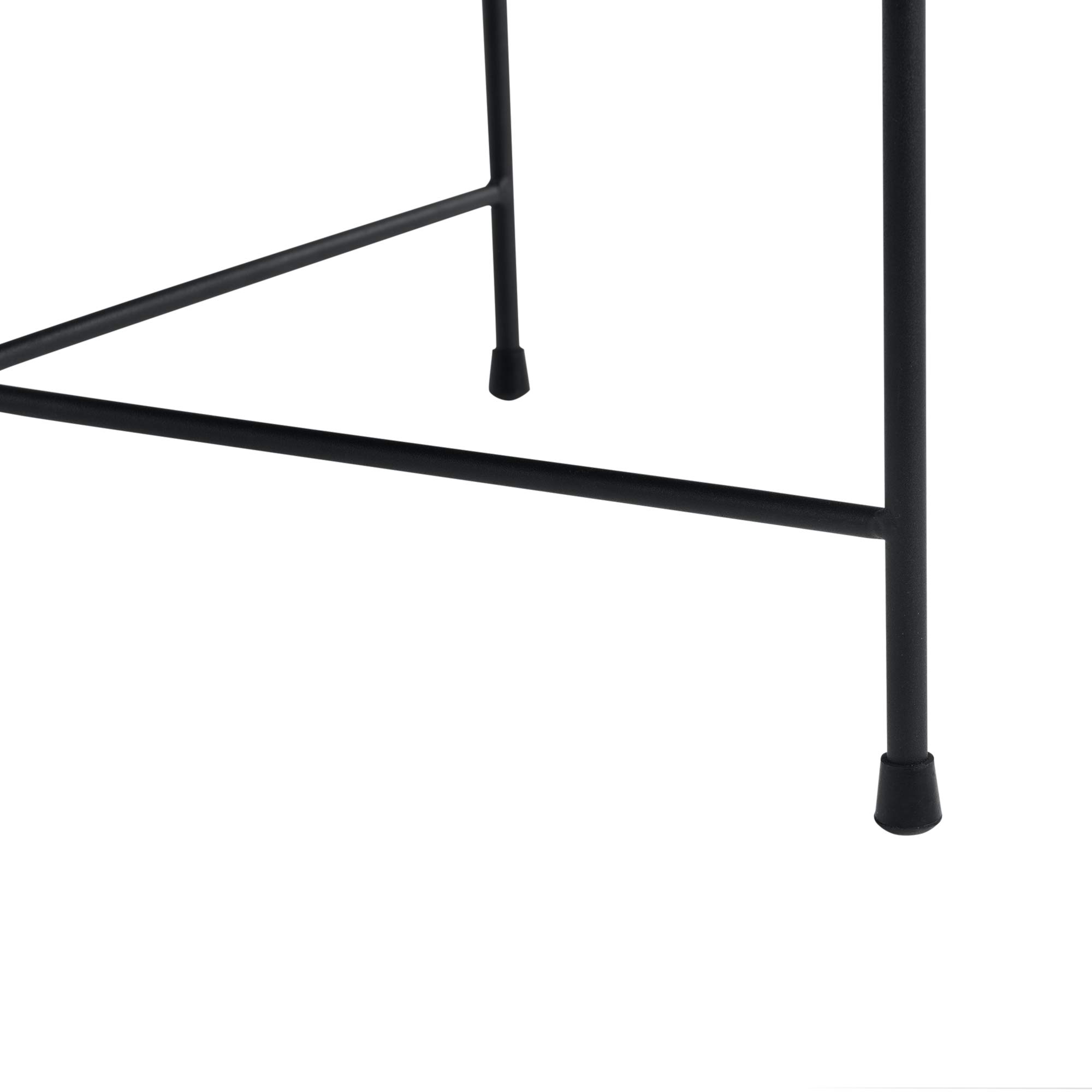 [en.casa] Mesa de Centro con Tablero extraíble 40 x 60 cm Mesa Auxiliar Redonda con Almacenamiento Interno Mesa pequeña Mesa de café y té Gris y Negro