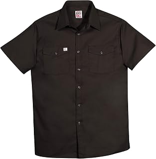 Regular and Big and Tall Short Sleeve Premium Work Shirts to 5XB and 5XT in 5 Colors Made in Canada