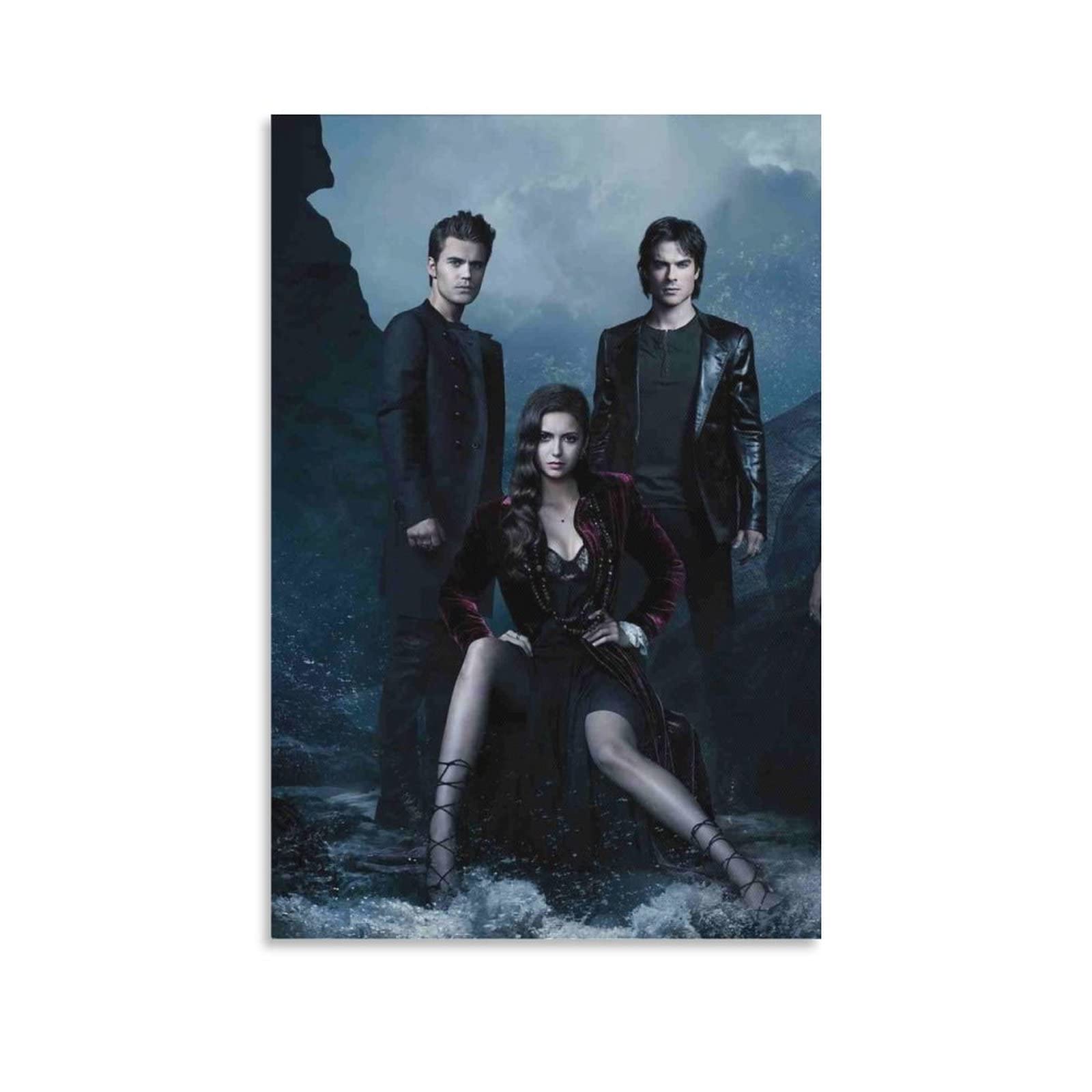 Poster The Vampire Diaries – Impression Toile Vintage 60x90 Cm, Décoration Murale Pour Salon Ou Chambre - 2
