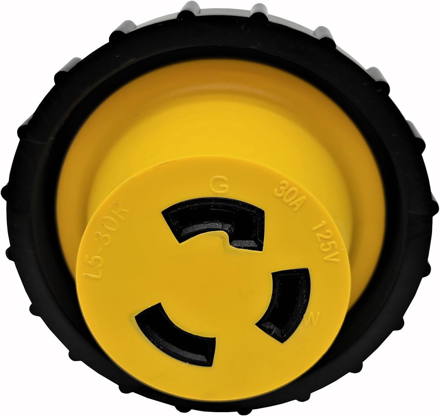 Parkworld 691708 RV 50A Adapter 14-50P Male to Shore Power 30A L5-30R Female with Locking Ring with Locking Ring