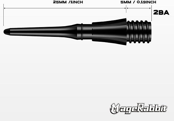 100 Stück Kunststoff-Dart-Spitzen 2BA-Gewinde weiche Dart-Spitzen Ersatzspitzen für elektronische Dartscheiben