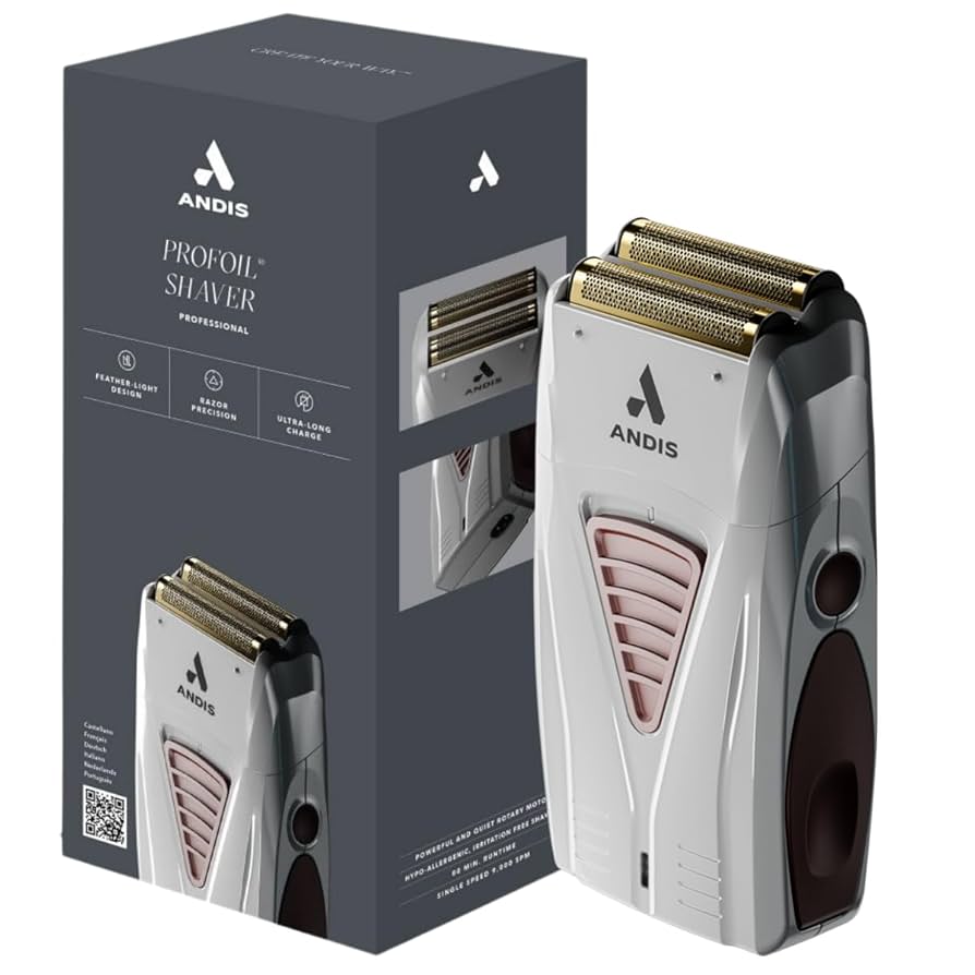 tj Andis アンディス バリカン チタン シェーバー 充電式　White Andis アンディス バリカン チタン シェーバー リチウムイオン