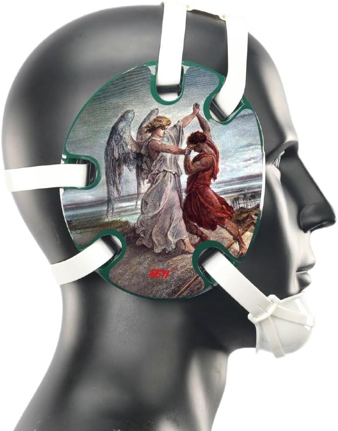 Wrestling Headgear with Jacob Wrestled God Sticker(Adult)