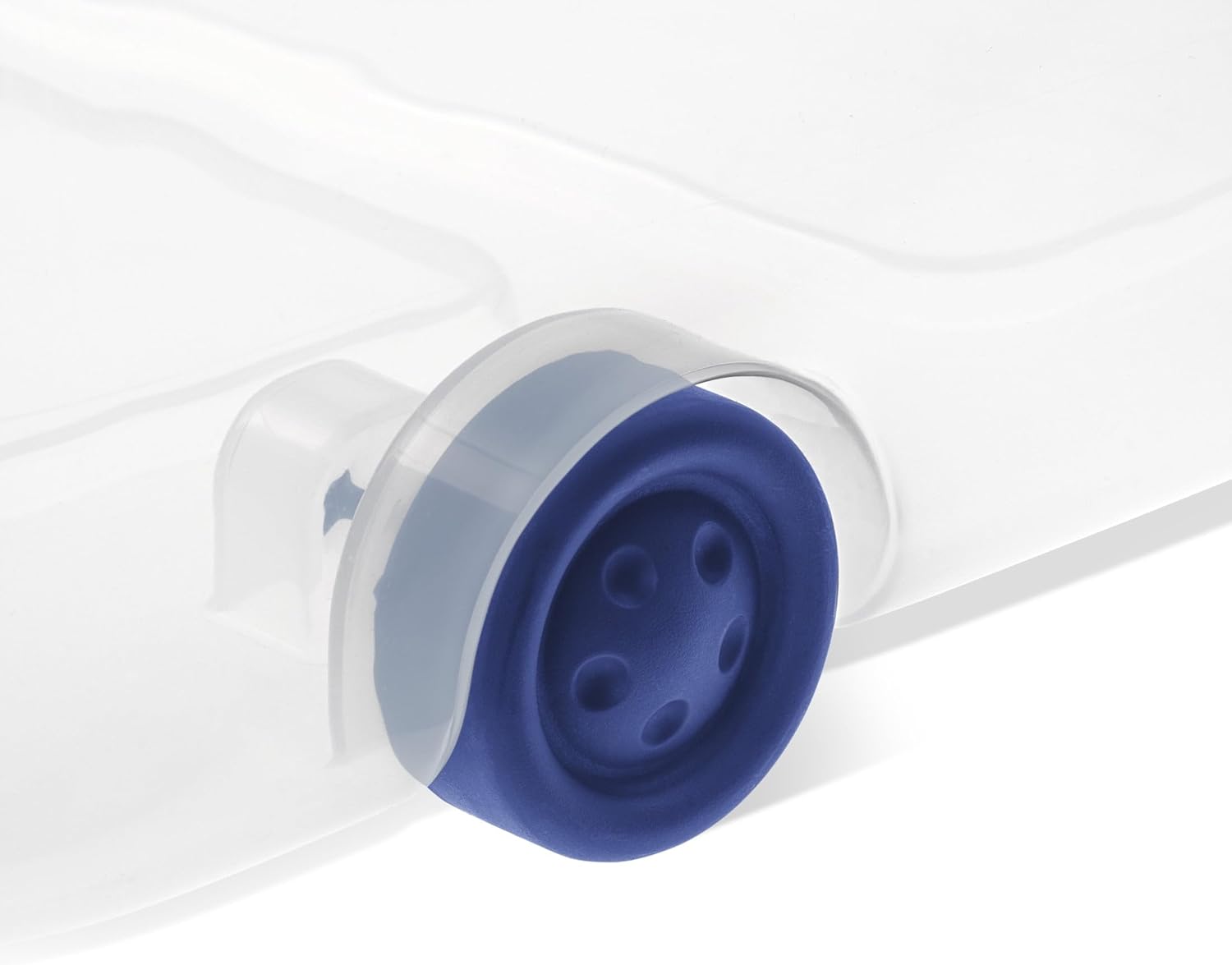 66 Quart Clear Underbed Storage Bins with Wheels and Latching Lid, 2-Pack Plastic Rolling Containers for Closet Organization, Blue Stackable