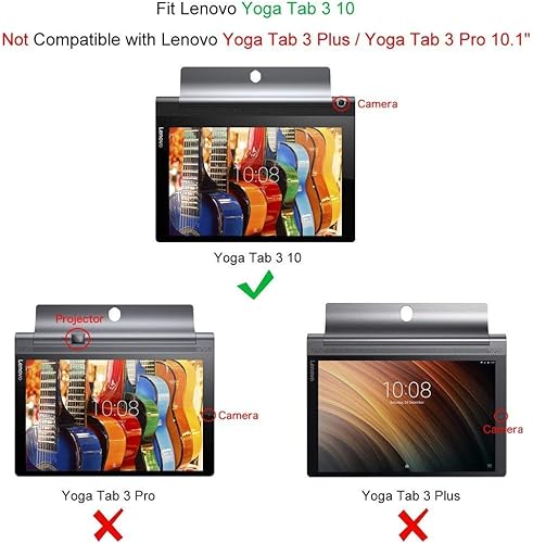 Miniatura 2 de Paquete de 2 protectores de pantalla de vidrio templado transparente para Lenovo Yoga Tab 3 10.1 X50L X50F