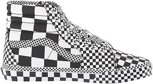 checkerboard vans hi
