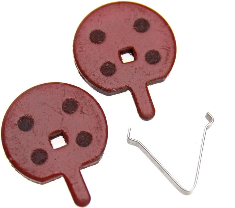 4pcs 22.5mm Bike Cycling MTB Resin Disc Semi Brake Pads Compatible with JAK-5 JAK Zoom