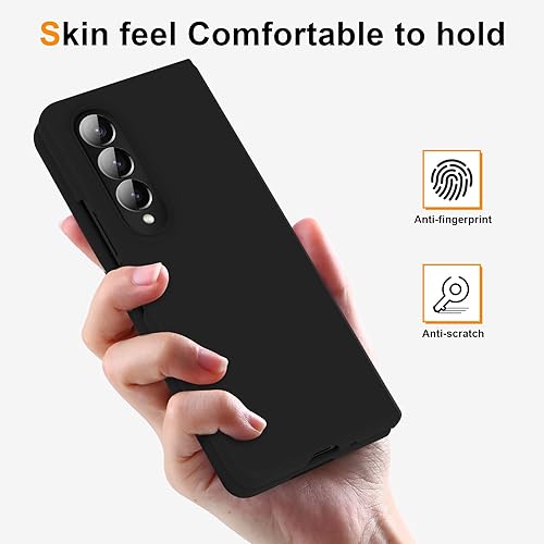 Miniatura 4 de Funda para Galaxy Z Fold 3 5G, ligera, delgada, protección contra caídas, resistente, a prueba de golpes, para Samsung Galaxy Z Fold 3 5G, delgada y