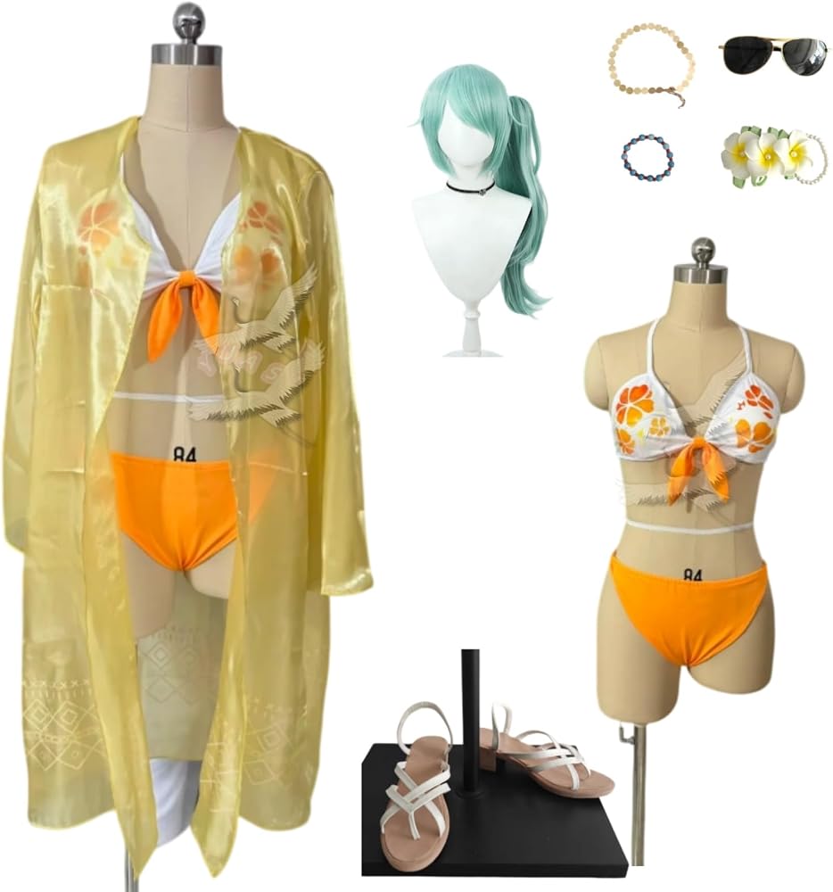 Amazon.co.jp: [YUASEN] ブルアカ 槌永ヒヨリ 水着コスプレ衣装+