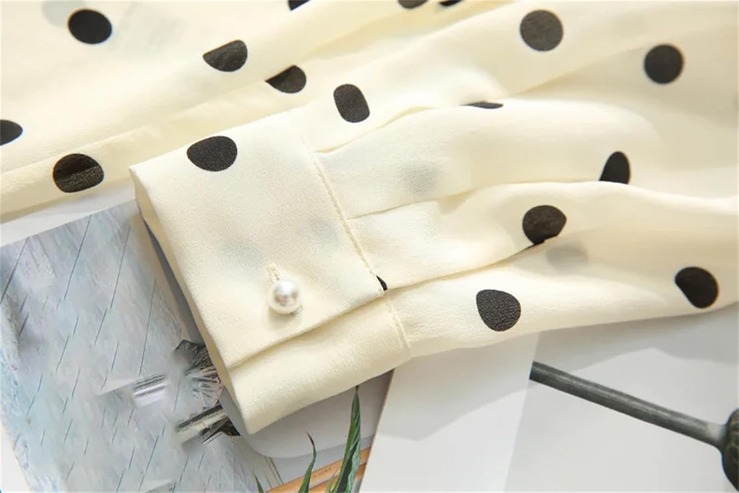 Women Spring/Summer Blouse Tops Long Sleeve V Neck Button Down Silk Shirts