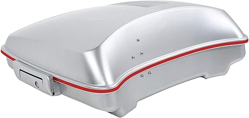 Miniatura 15 de TCMT Caja de maletero de motocicleta Razor de 5.5 pulgadas con llave de pestillo compatible con Harley 2014-2025 Touring CVO Road King Road Glide