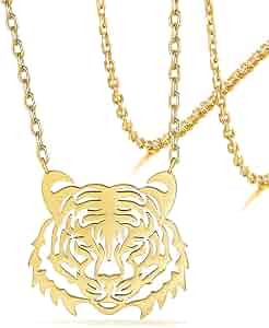 Amazon.com: VASSAGO Tiger Animal Pendant Necklace for Women